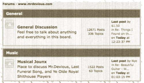 The Forums
